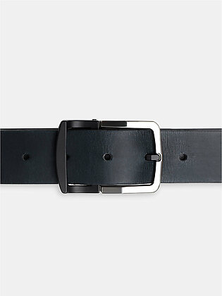 Dark Blue Leather Belt - FALB23-008
