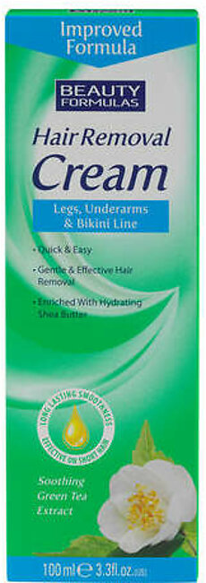Soothing Green Tea Hair Removal Cream 100ml