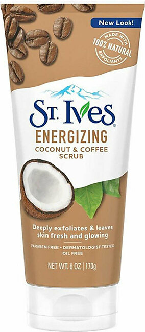 ST.ives Energizing Coconut & Coffee Scrub 170gm