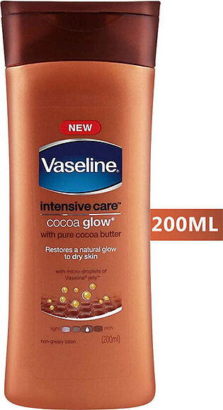 Vaseline Cocoa Glow Intensive Care Lotion 200ml