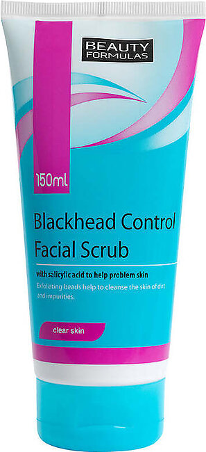 Beauty Formulas Blackhead Control Facial Scrub 150ml