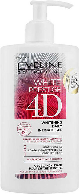 Eveline White Prestige 4D Intimatte Gel 250ml