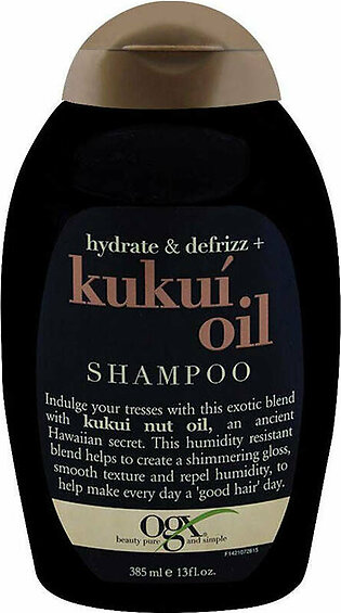 OGX Hydrate Kukui Oil Shampoo 385ml