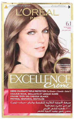 Loreal Excellence Creme - 6.1 Dark Ash Blonde Hair Color
