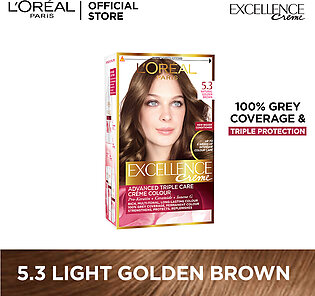 L'Oréal Excellence Creme - 5.3 Golden Light Brown Hair Color