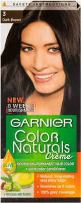 Garnier Color Naturals - 3 Dark Brown Hair Color