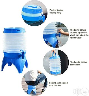 Collapsible Beverage Dispenser 3.5L Best for Camping Light Weight Foldable Water Cooler