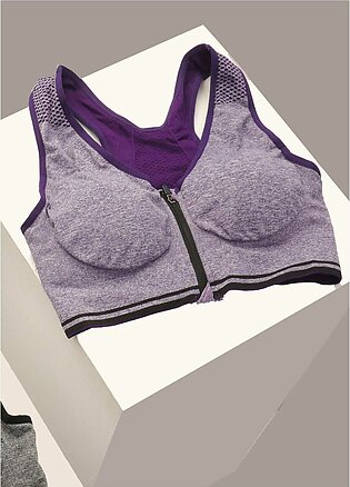 Espicopink | High Impact Front Open Padded Sports Bra