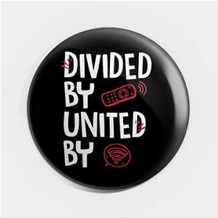 Divided By United By – Badge