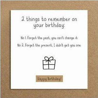 Happy Birthday – Greeting Card
