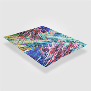 Crystal Abstract – Throw Blankets
