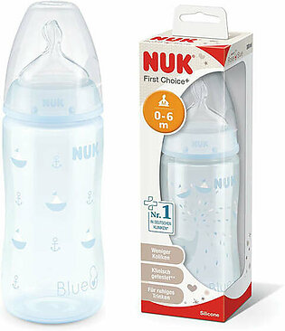 NUK First Choice Baby Bottle Blue 300ml 10741798