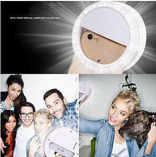 Portable Selfie Ring Light Flash Led Camera Enhancing Photography For Smartphone