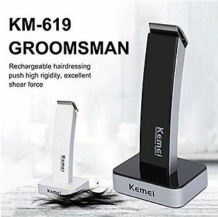 Kemei KM-619 Portable Electric Hair Trimmer Clipper Cutting