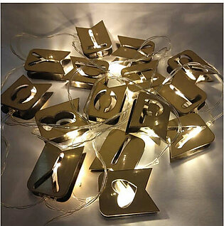 Acrylic Material Hearts & Alphabets Fairy Light 3 Meters Length 20 Bulbs Valentines Day Led Lights 3441