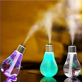 400ML Air Humidifier Ultrasonic Aroma Essential Oil Diffuser Ultrasonic Cool Mist Humidifier Air Purifier 7 Colo LED Night light (0001)
