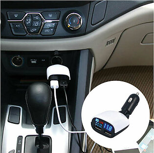 LED Dual USB Car Charger 3.4 Amp Super Fast Charger
