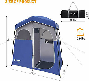 KingCamp Marasusa II Double Room Camping Shower Tent Outdoor Pop Up Changing Tent       6927194775856