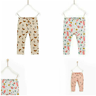 Pack Of 3, 3 Month to 3 Years, Comfortable Stylish Printed Trouser For Baby & Boy