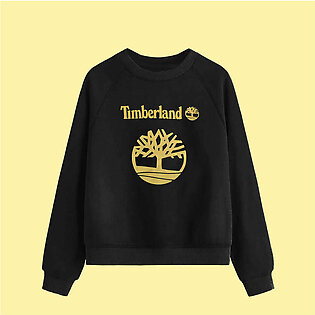 Timberland Boy's Logo Printed Raglan Sleeve Fleece Sweatshirt