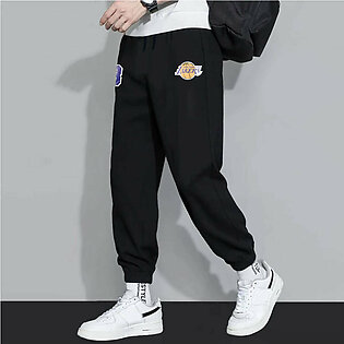 Polo Republica Men's Lakers 8 Printed Fleece Jogger Pants