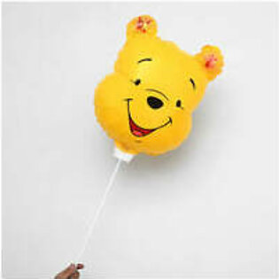 Pooh Bear Shape Straw Balloon