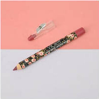 Violet Vivid Matte Lipstick Pencil With Sharpener