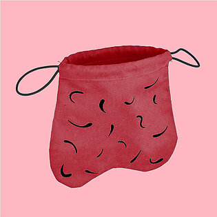 Draw String Printed Design Minor Fault Gift Pouch