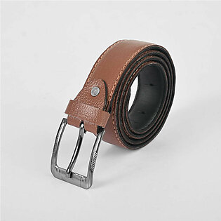 Lerron Men's Buckle Design PU Leather Belt