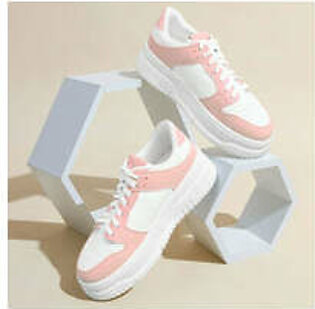 Fashion Women's Butterfly Chain Style High Platform Chunky Sneakers