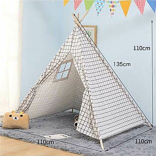 Teepee Tent for Kids, Indoor and Outdoor, Portable Kids Tent, Playhouse for Kids Toddlers Boys and Girls