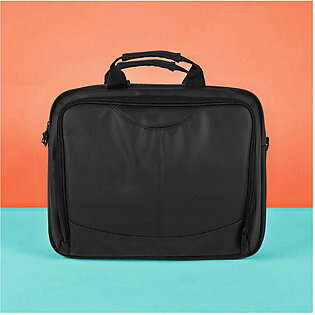 Unisex Gelephu PU Leather Traveling Laptop Bag
