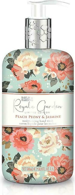 Baylis & Harding Royal Garden Hand Wash Peach Peony & Jasmine 500ml