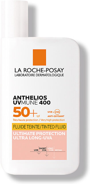 LA Roche-Posay Innovation Anthelios Fluide Teinte UVMUNE 400 50+SPF Protection Ultime 50ml
