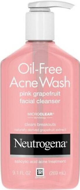 Neutrogena Pink Grapefruit Oil-Free Acne Wash 269ml