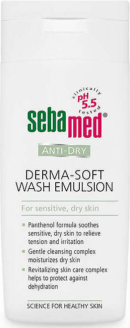 Sebamed Anti Dry Derma Soft Wash Emulsion Cream 200ml