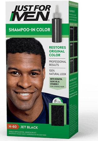 Just For Men Shampoo In Hair Color H-60 Jet Black