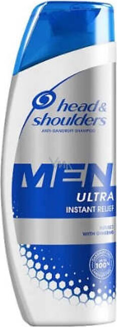 H&S Men Ultra Instant Relief Shampoo 360ml