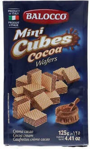 Balocco Mini Cubes Cocoa Wafers 125g