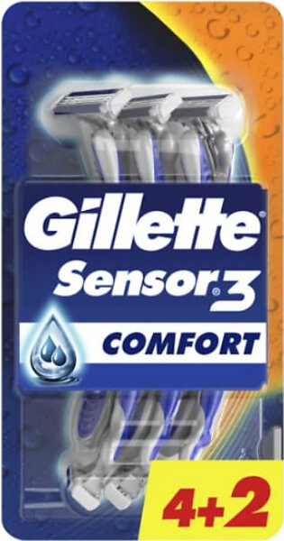 Gillette Sensor3 Comfort Razor 6pcs