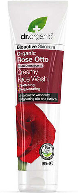 Dr.Organic Rose Otto Creamy Face Wash 150ml