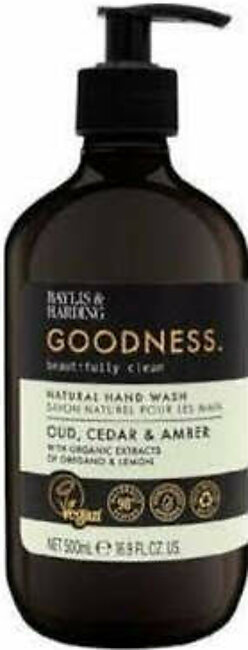 Baylis & Harding Hand Wash Soap Oud Cedar and Amber 500ml