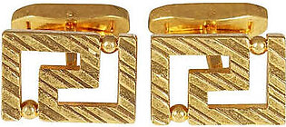 Versace Cufflink Gold-Pattern
