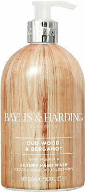 Baylis & Harding Hand Wash Oud Wood & Bergamot 500ml