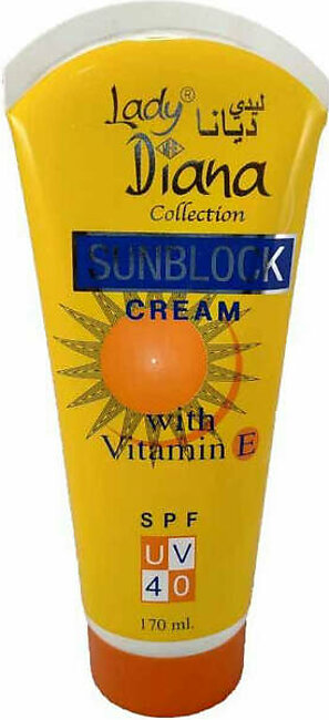 Lady Diana Sunblock Cream With Vitamin E SPF 40 170ml