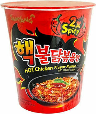 Samyang 2x Spicy Hot Chicken Flavour Noodles Cup 70g