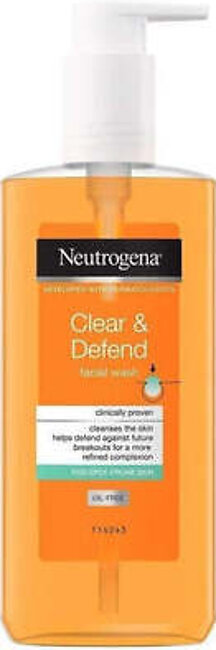 Neutrogena Clear & Defence Facial Wash 200ml