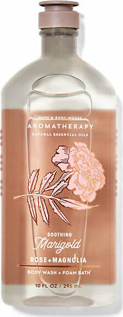 BBW Aromatherapy Soothing Marigold Rose Magnolia Body Wash 295ml