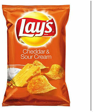 Lays Cheddar & Sour Cream Chips 184.2g 6.5oz