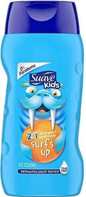 Suave Kids Surf's Up 2in1 Shampoo & Conditioner 355ml